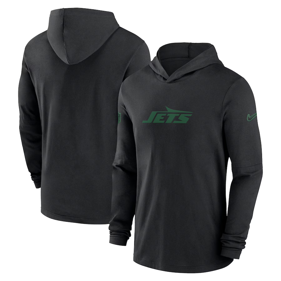 Men New York Jets black 2024 Nike NFL Hoodie